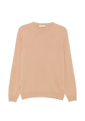 SERGIO MORETTI FIRENZE crew-neck ribbed-trim sweater - Neutrals
