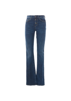 LIU JO logo-patch skinny jeans - Blue
