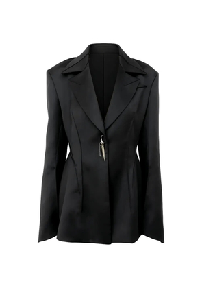 Grace Ling Knife Sheath blazer - Black