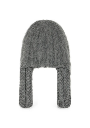 Maison Margiela ribbed beanie hat - Grey