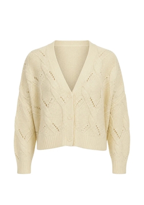 SABLYN Elliot cable-knit cardigan - Neutrals