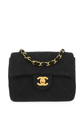 CHANEL Pre-Owned 1985-1990 Mini Classic Square Flap shoulder bag - Black