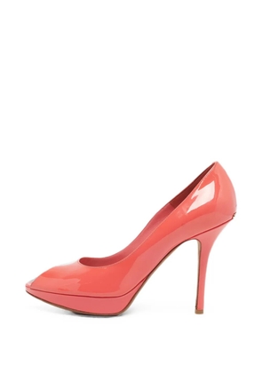 Christian Dior Pre-Owned Miss Dior peep-toe pumps - Red