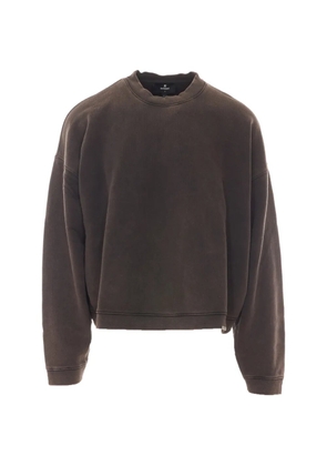 Represent logo-embroidered sweatshirt - Brown