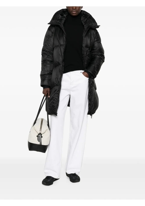 SERGIO MORETTI FIRENZE hooded puffer coat - Black