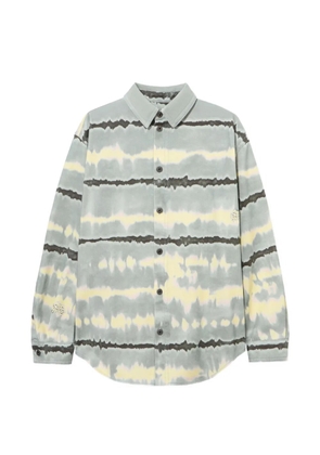 Off-White tie-dye cotton overshirt - Green