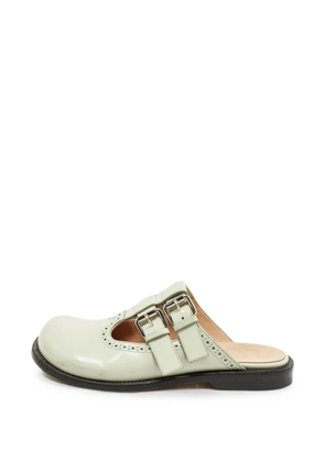 Loewe Pre-Owned Campo Mary Jane mules - Green