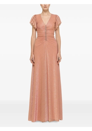 NISSA crystal-detail maxi dress - Pink