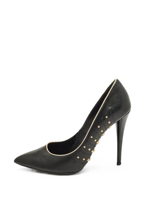 Saint Laurent Pre-Owned leather heeled pumps - Black