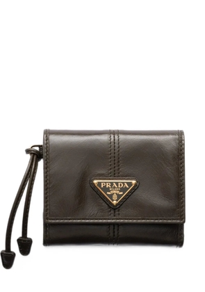 Prada small leather wallet - Green