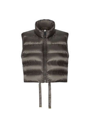 Max Mara quilted sleeveless gilet - Green