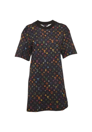 Louis Vuitton Pre-Owned monogram short-sleeves midi dress - Black