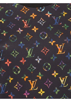 Louis Vuitton Pre-Owned monogram short-sleeves midi dress - Black