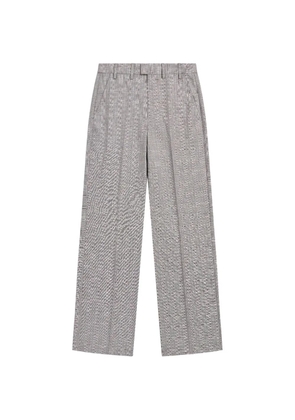 KROST check-pattern trousers - Grey