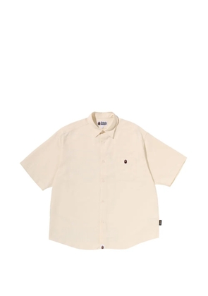 A BATHING APE® Ape Head logo-print shirt - Neutrals