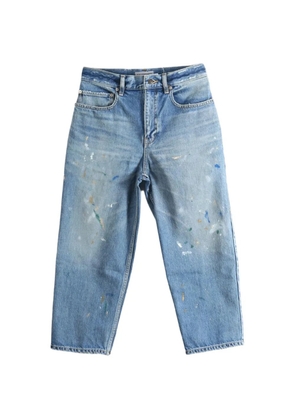 Balenciaga Jackie Capri distressed jeans - Blue
