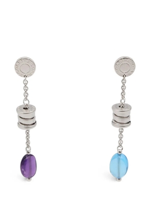 Bvlgari Pre-Owned 2010s B-zero1 topaz earrings - Silver