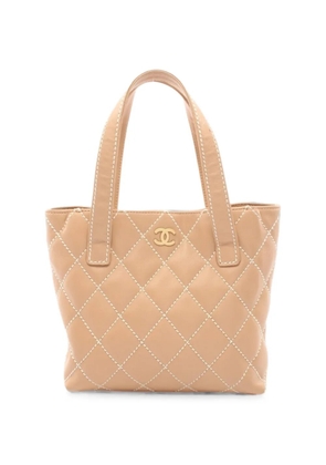 CHANEL Pre-Owned 2002-2003 Wild Stitch tote bag - Neutrals