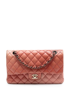 CHANEL Pre-Owned 2009-2010 Medium Classic Lambskin Ombre Double Flap shoulder bag - Orange