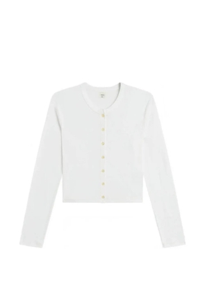 LESET Nando cotton cropped jacket - White