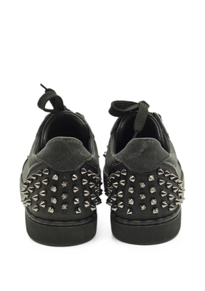 Christian Louboutin Pre-Owned Louis Junior Spikes lace-up sneakers - Black