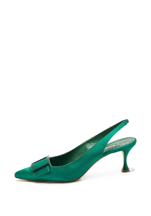 Manolo Blahnik Dolores slingback heeled pumps - Green