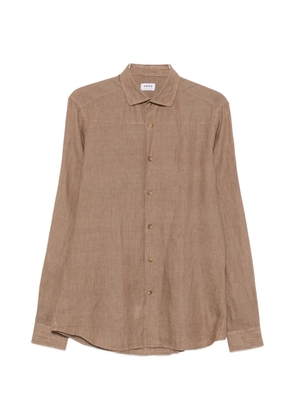 VELA SHOP button-up long-sleeve shirt - Brown