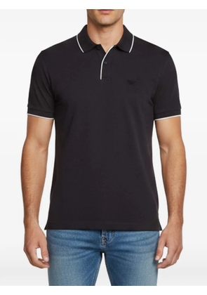 Emporio Armani Pre-Owned piqué short-sleeve polo shirt - Black