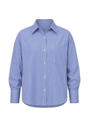 Arlo Mott Watts stripe-pattern shirt - Blue