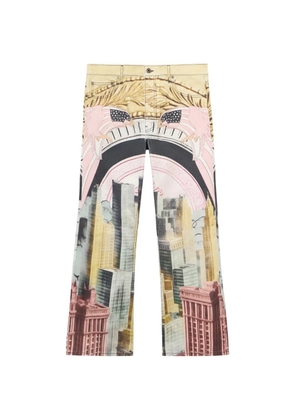 Off-White Moneyworld-graphic slim-fit jeans - Neutrals