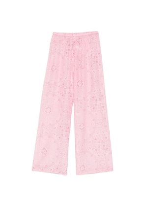 MC2 Saint Barth paisley-print wide-leg trousers - Pink
