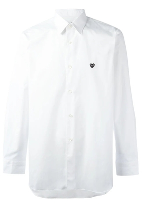 Comme Des Garçons Play mini heart shirt - White