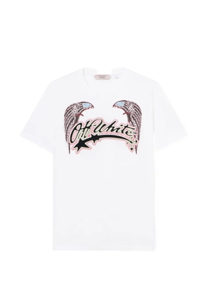 Off-White Swarovski crystal-embellished graphic-print T-shirt