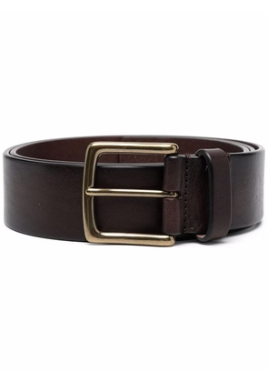 Officine Creative grained buffalo leather belt - Brown