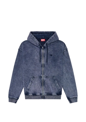 Diesel S-Boxt-Hood-Zip-Den sweater - Blue