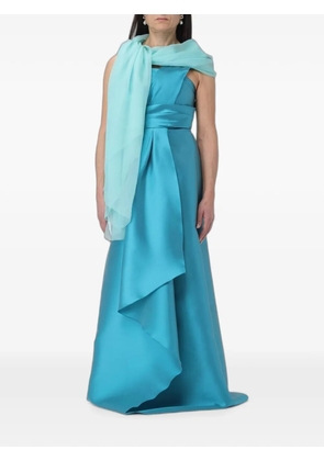 Alberta Ferretti silk scarf - Blue