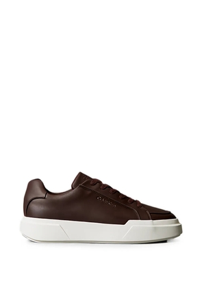 Calvin Klein Avenue logo-embossed sneakers - Brown