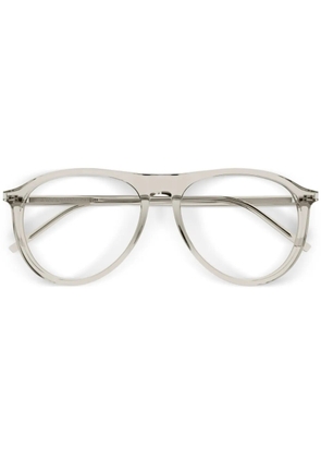 Saint Laurent Eyewear round-frame glasses - Neutrals