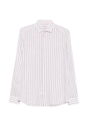VELA SHOP striped long-sleeve shirt - Neutrals