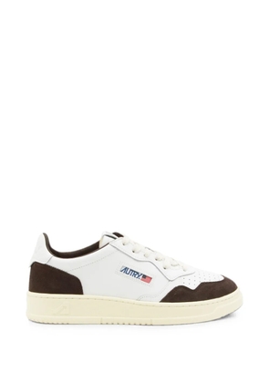 Autry Medalist perforated panelled sneakers - White