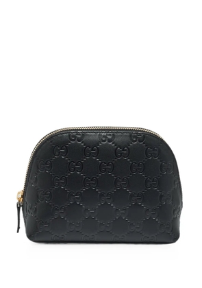 Gucci Pre-Owned Guccissima make up bag - Black