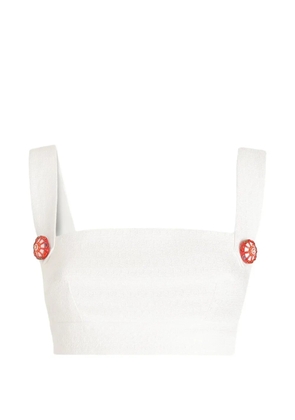 Dolce & Gabbana fabric top - White