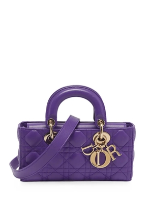 Christian Dior Pre-Owned 2023 small Lady D-Joy Cannage tote bag - Purple