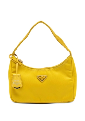 Prada Pre-Owned 2019-2026 Mini Tessuto Re Edition 2000 shoulder bag - Yellow