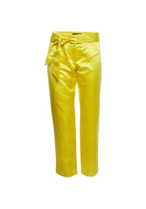 Dolce & Gabbana Pre-Owned belted trousers - Yellow