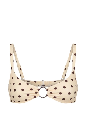 Nicholas Halia polka-dot bikini bottoms - Neutrals