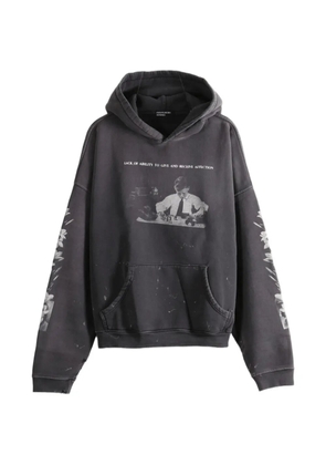 Enfants Riches Déprimés Head Against The Bars graphic-print hoodie - Black