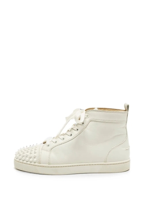Christian Louboutin Pre-Owned Louis Spikes high-top sneakers - White