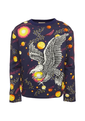 Gucci Pre-Owned Space Eagle sweatshirt - Blue