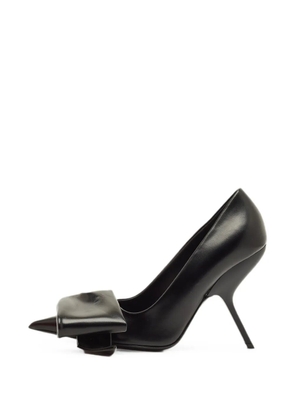Ferragamo Pre-Owned Erica 55 bow pumps - Black